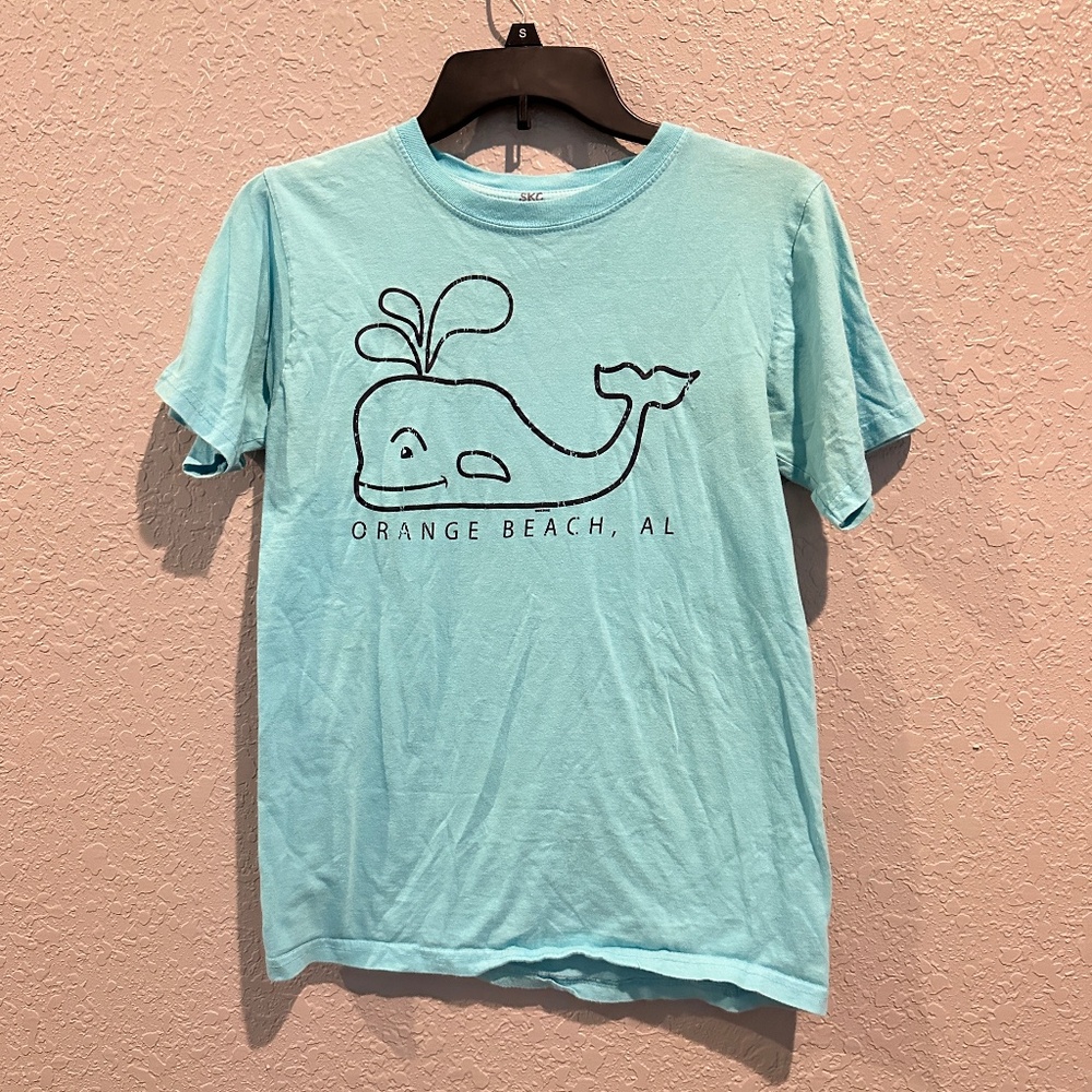 Orange Beach, AL T Shirt w whale - Size S